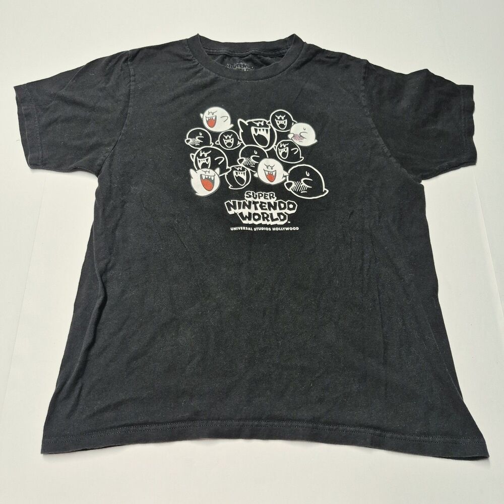 Universal Studios Nintendo World Boo Shirt Youth XL Fits Adult XS Hollywood EUC